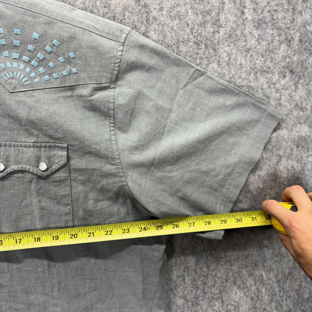 Howler Brothers Crosscut Deluxe Shirt Men's XL Short Sleeve Pearl Snap Western - Picture 3 of 11
